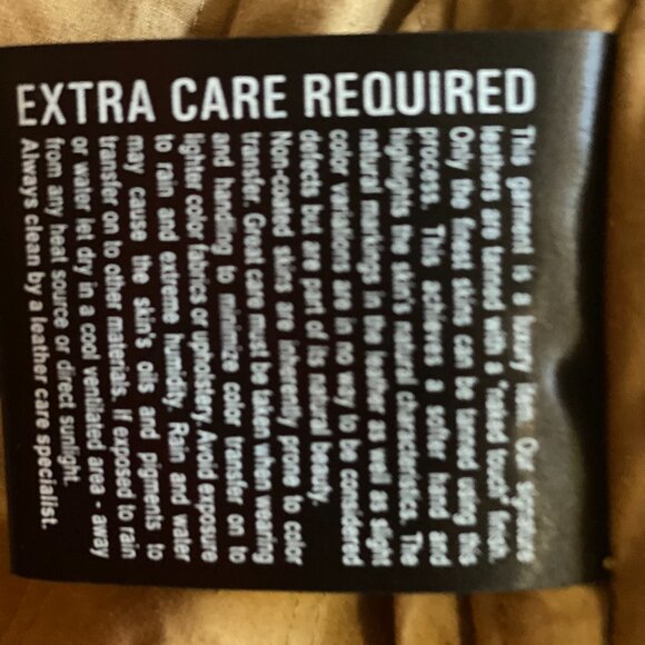 Andrew Marc, mens, medium, brown leather motorcycle jacket - Picture 16 of 16